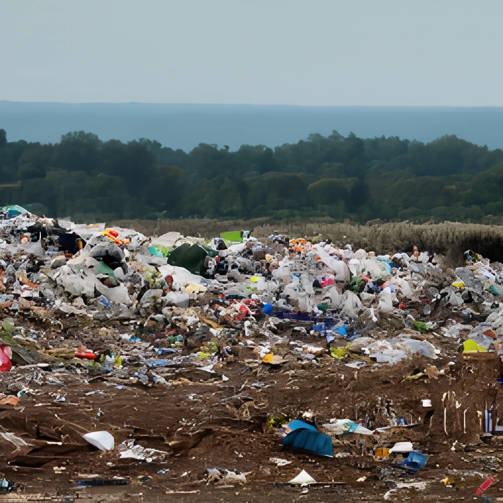 AI-VR modeling for landfill water threats